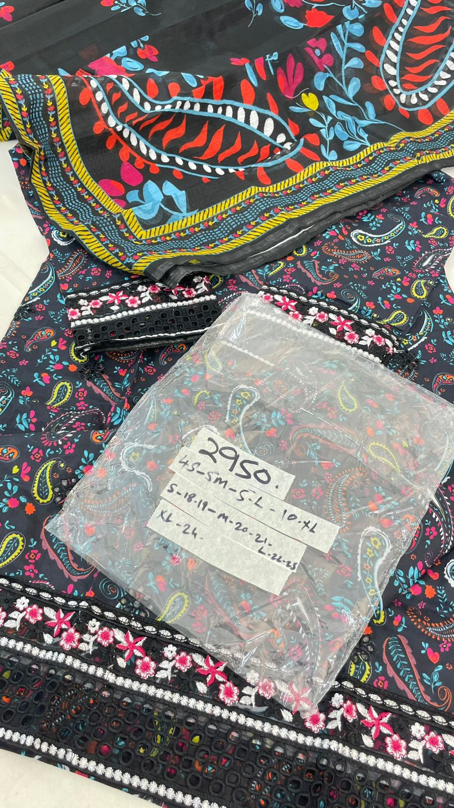 STITCH MIX BRAND LAWN 3 PC