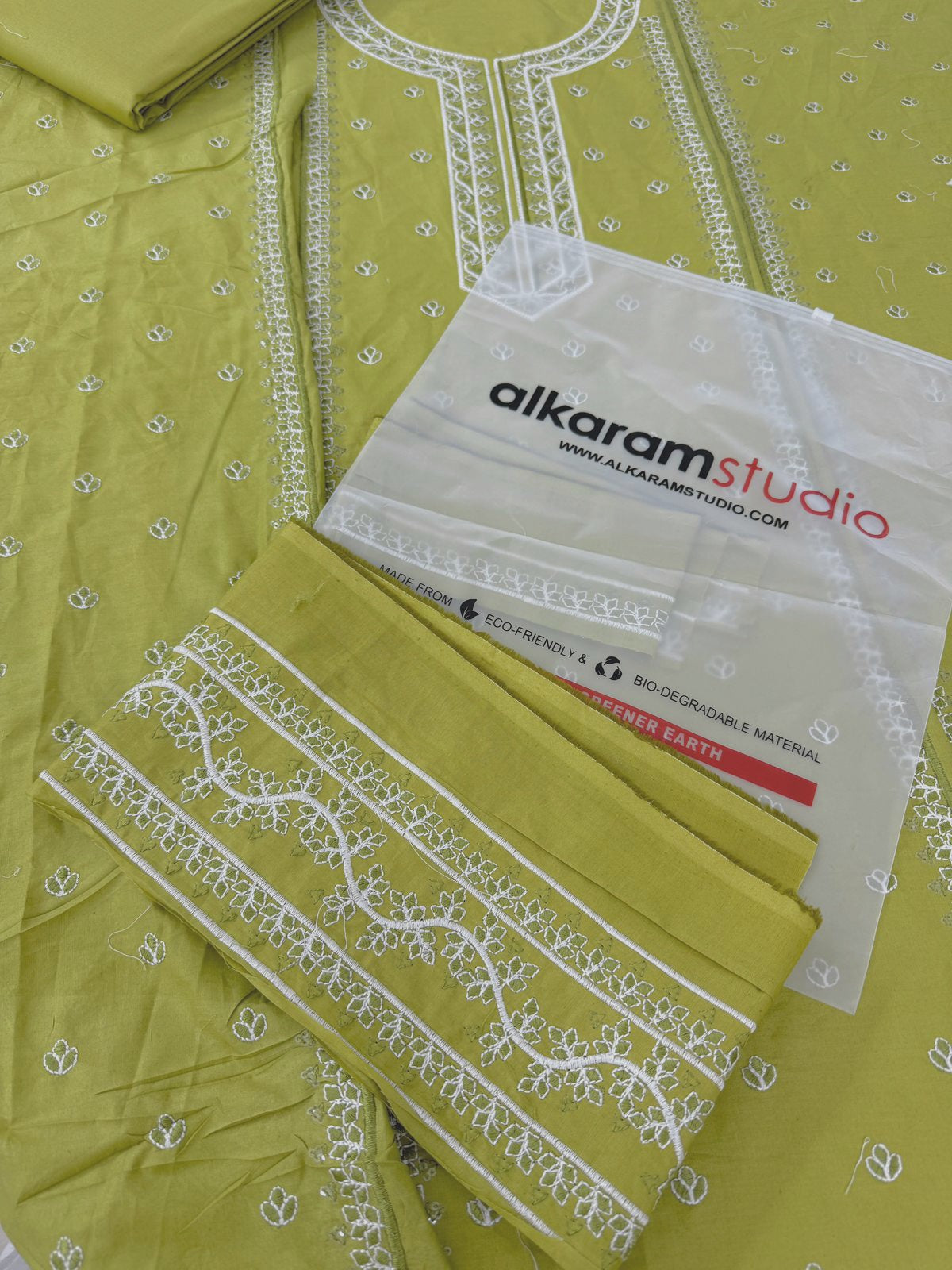 ALKARAM BFRESH EMB 2 PC SHIRT TROUSER