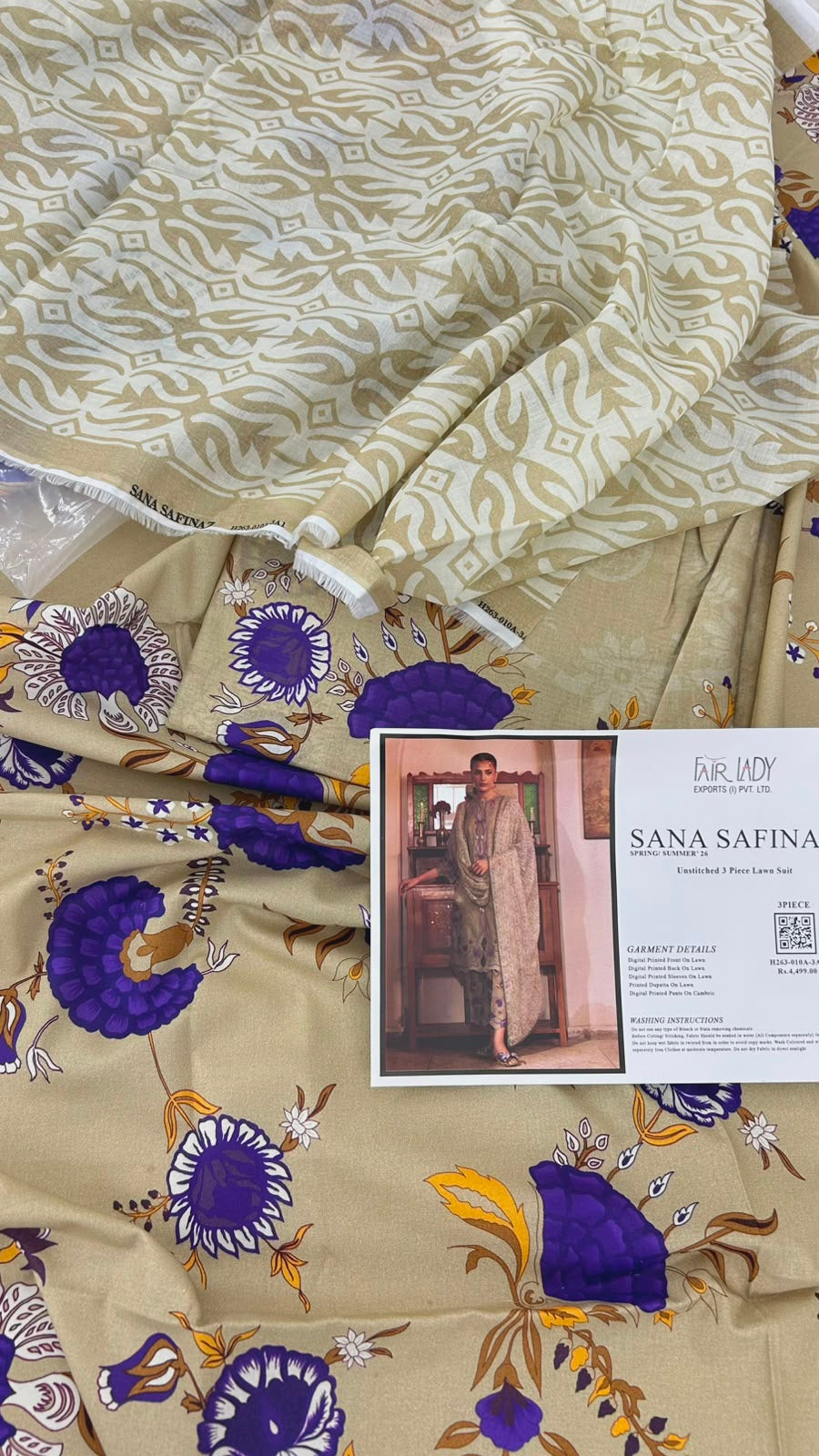 SANA SAFINAZ LAWN 3 PC