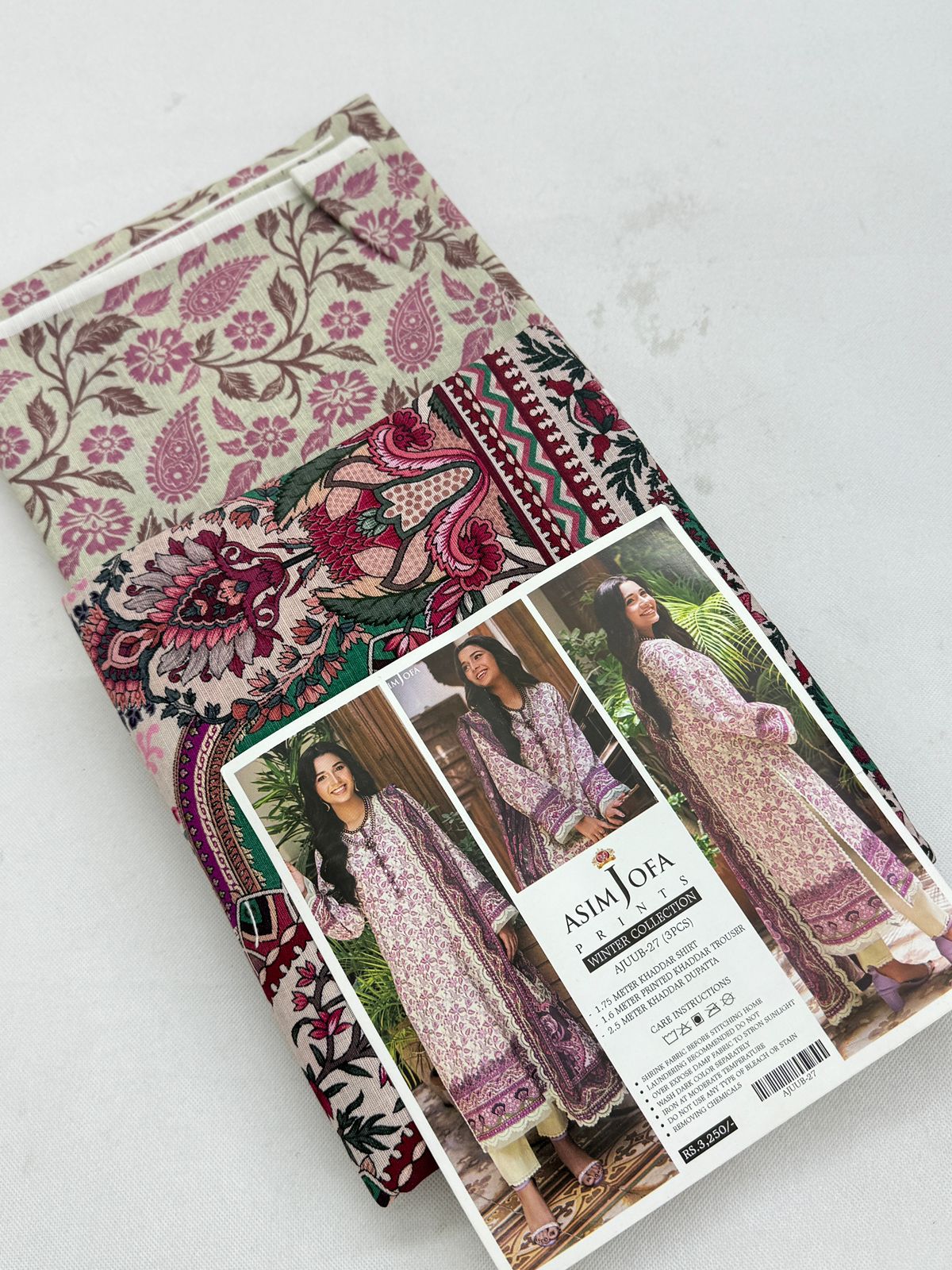 ASIM JOFA KHADDAR 3 PC