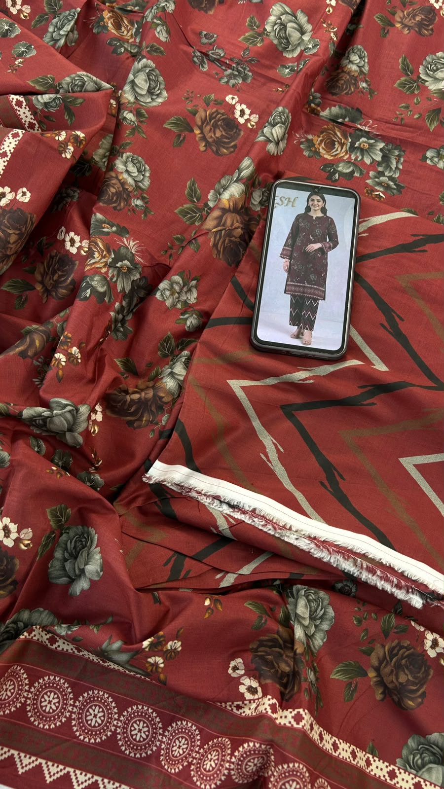 ZESH 2 PC LAWN SHIRT TROUSER