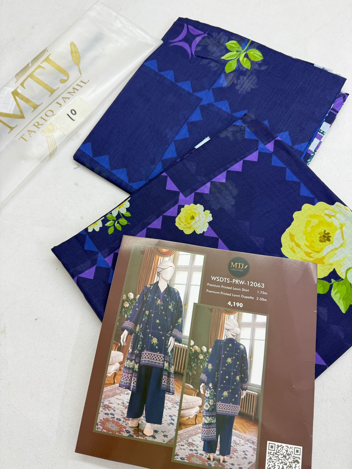 MTJ LAWN 2 PC SHIRT DUPATTA