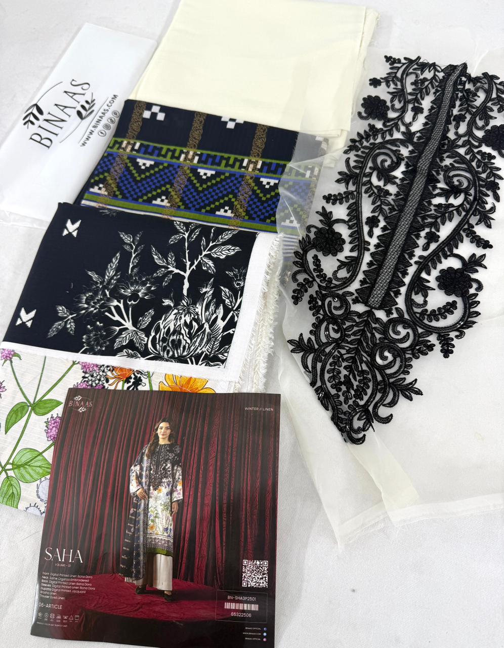 GULL JEE EMB LINEN 3 PC