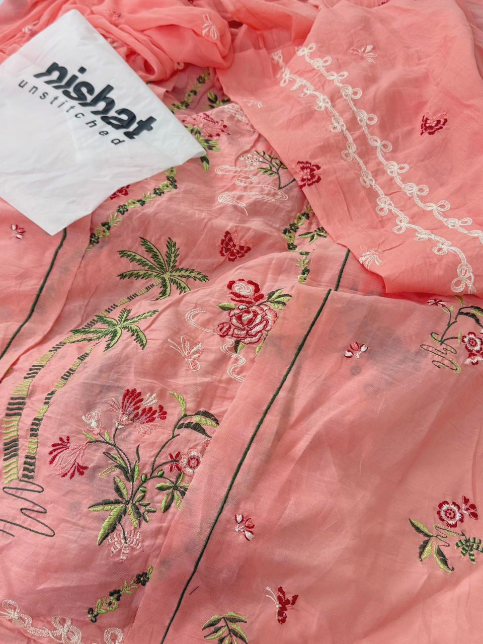 NISHAT EMB 2 PC SHIRT DUPATTA LUXURY