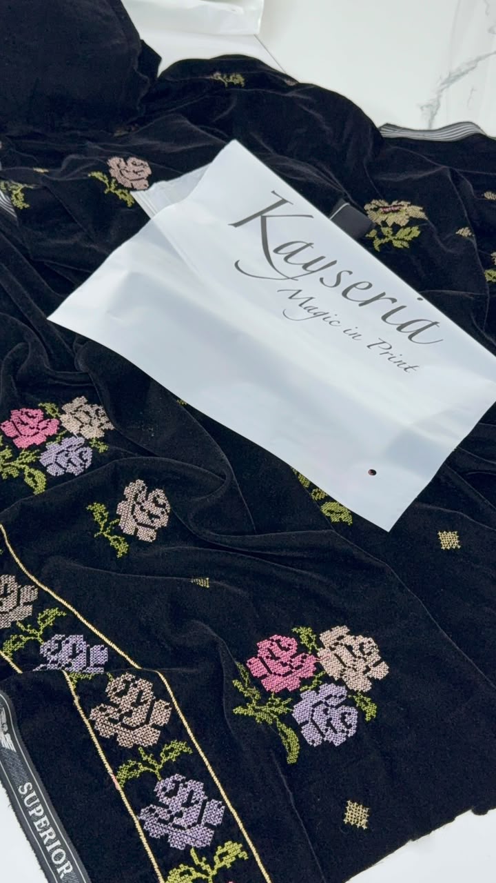 KAYSERIA VELVET 2 PC SHIRT TROUSER