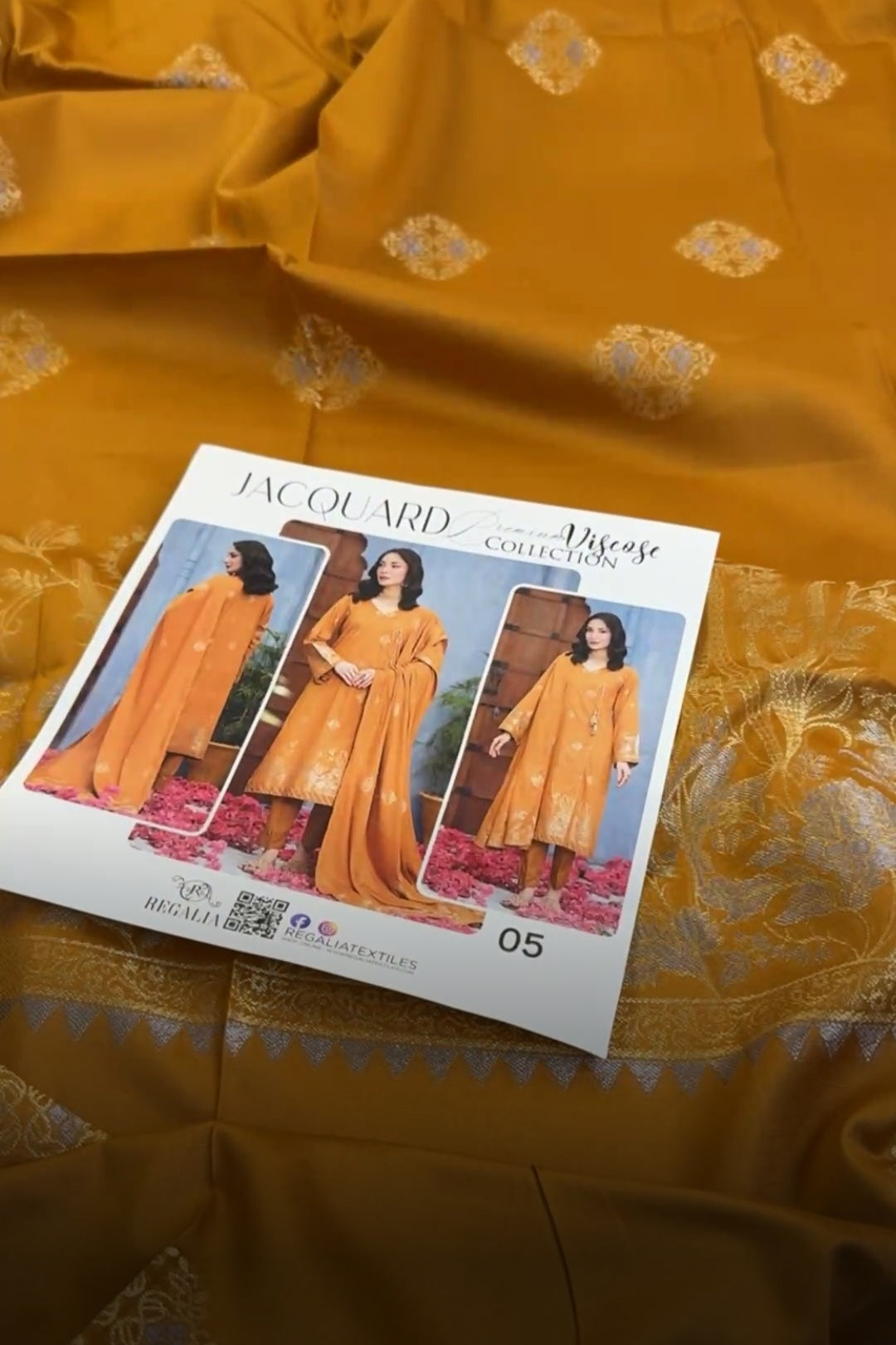 LINEN VISCOSE JACQUARD 3 PC