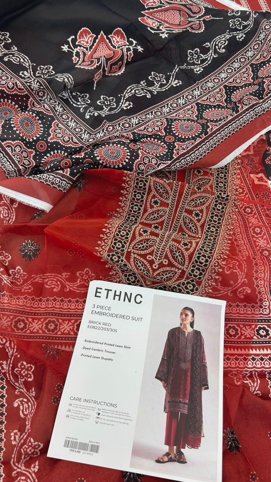 ETHNC EMB LAWN 3 PC