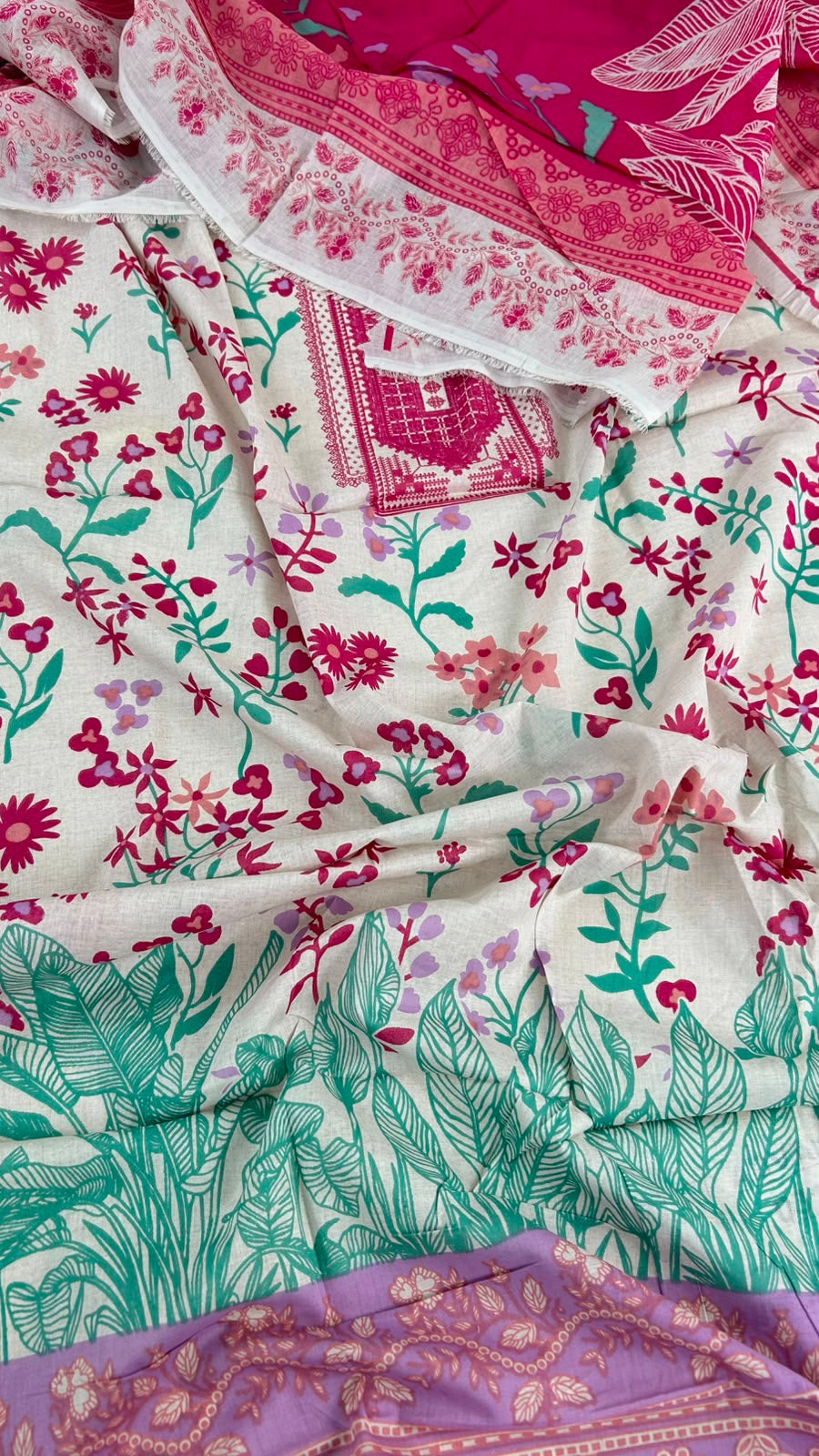 MIX BRAND 2 PC SHIRT DUPATTA LAWN