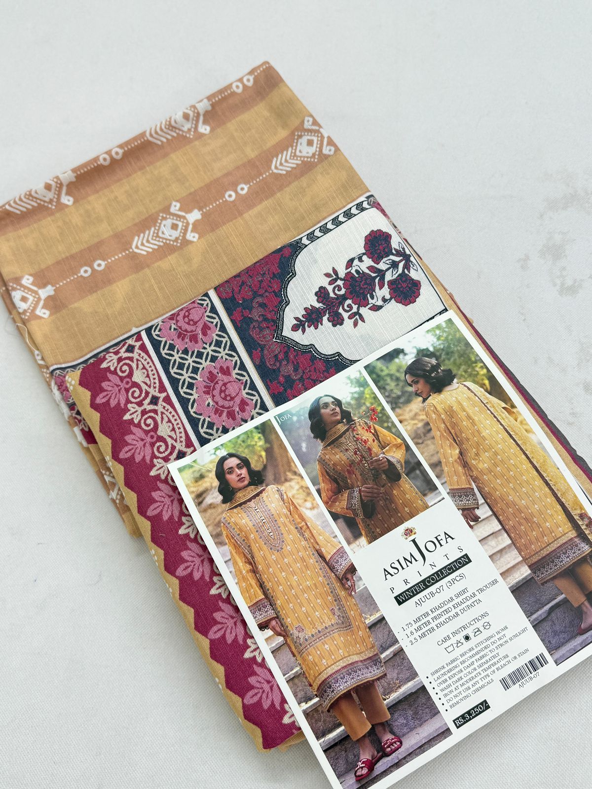 ASIM JOFA KHADDAR 3 PC