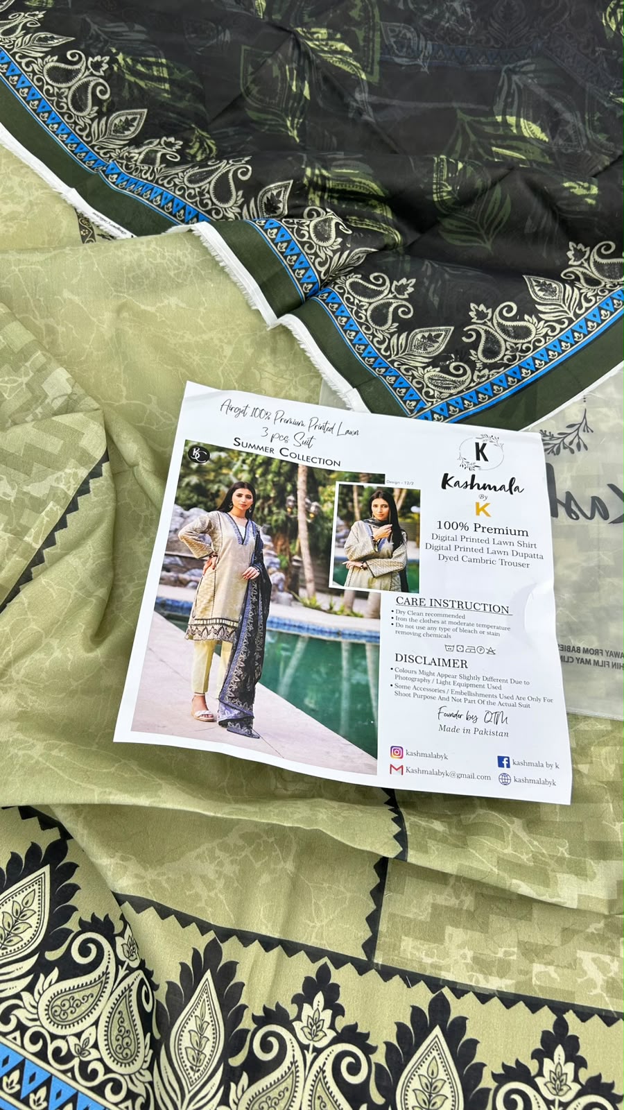 MIX BRAND 2 PC SHIRT DUPATTA LAWN