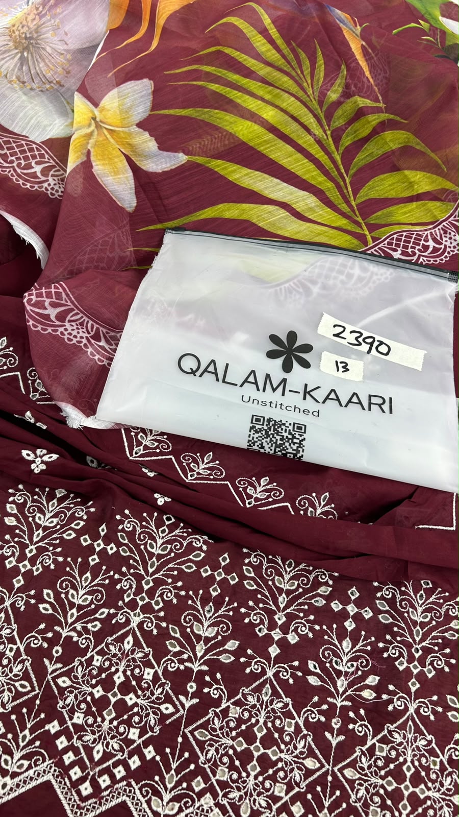 EMBROIDERED LAWN 2 PC