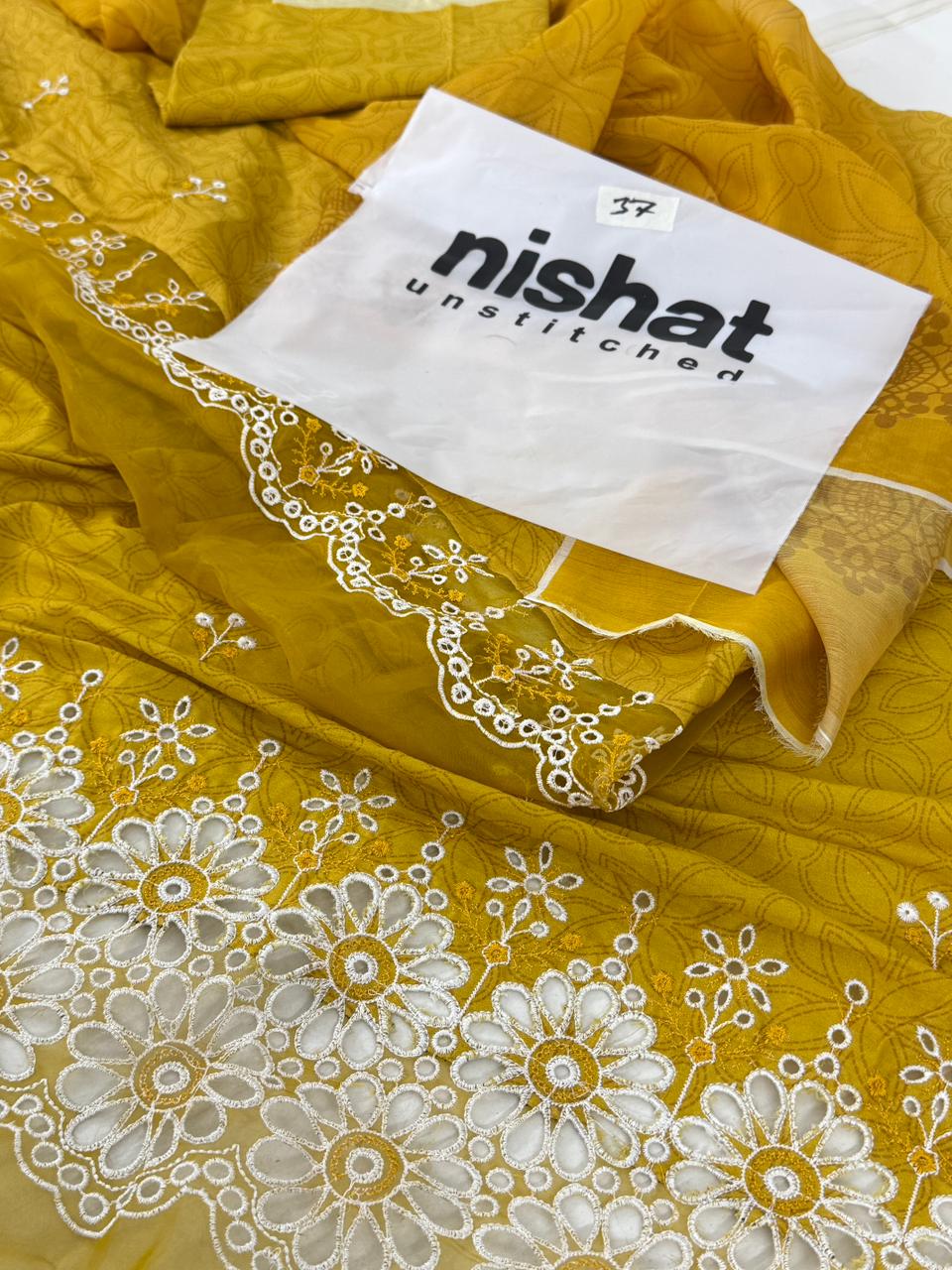 NISHAT EMB 2 PC SHIRT DUPATTA