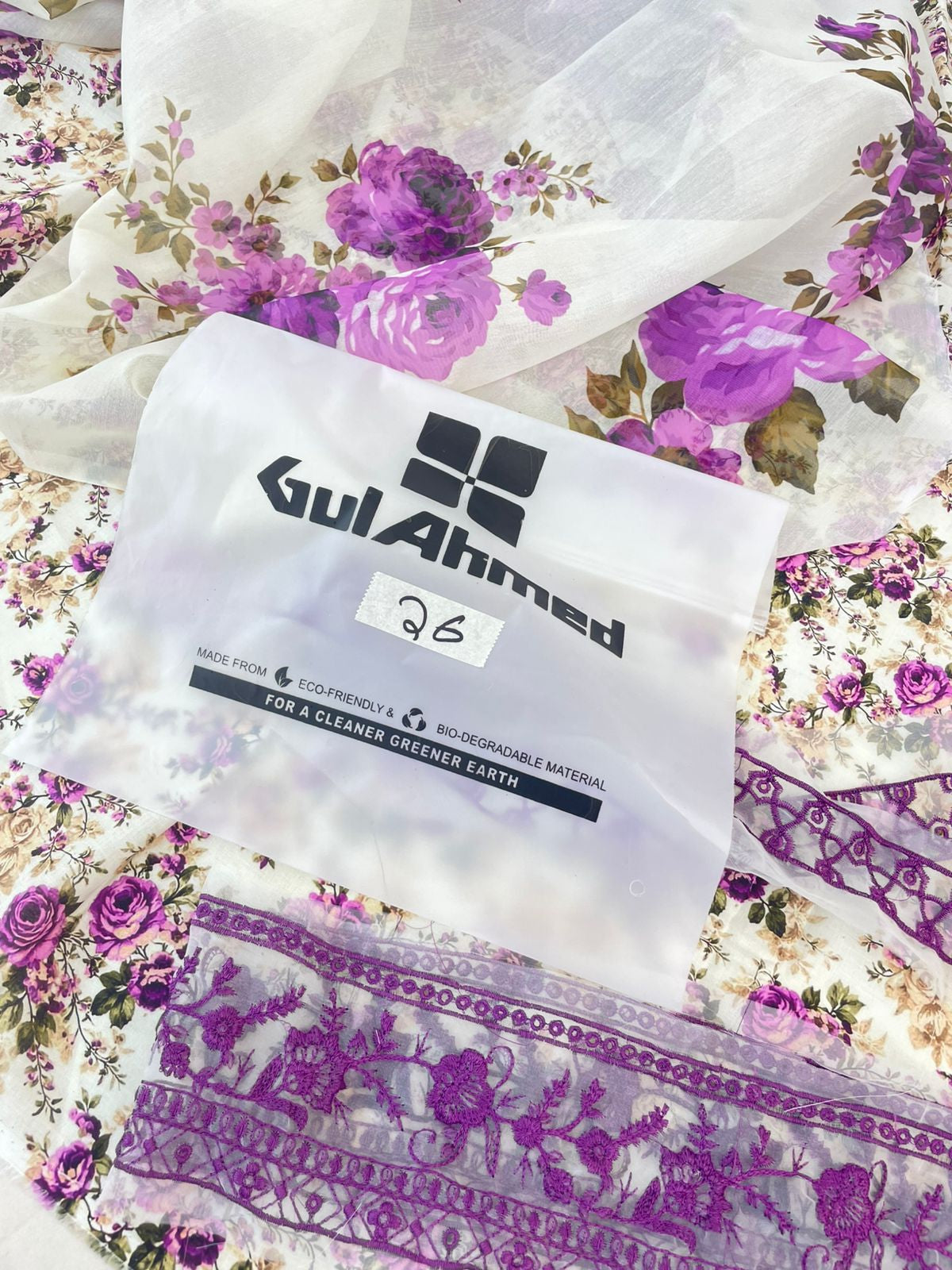 GULAHMED EMB 2 PC SHIRT DUPATTA LAWN