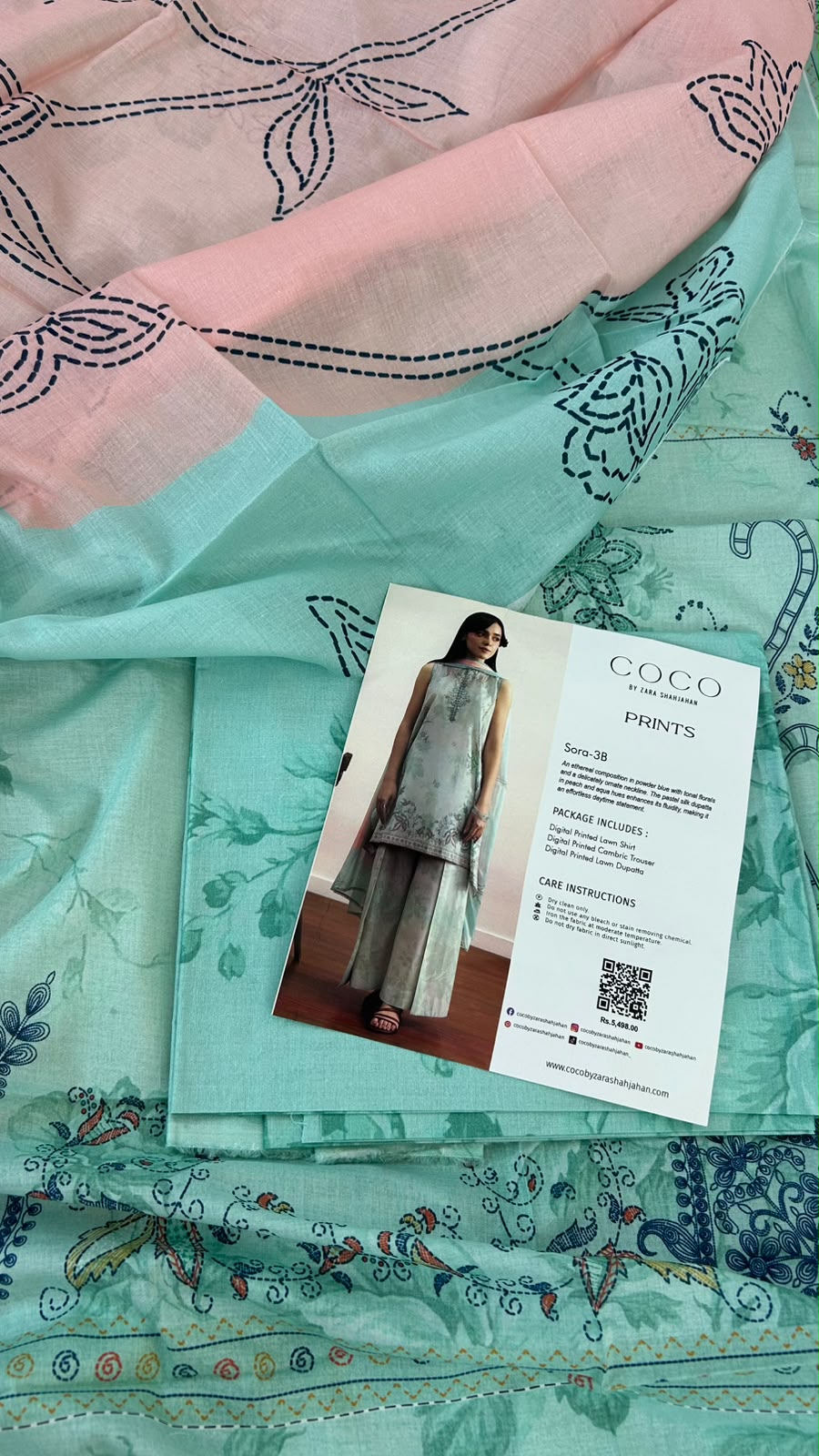 COCO ZARASHAH LAWN 3 PC