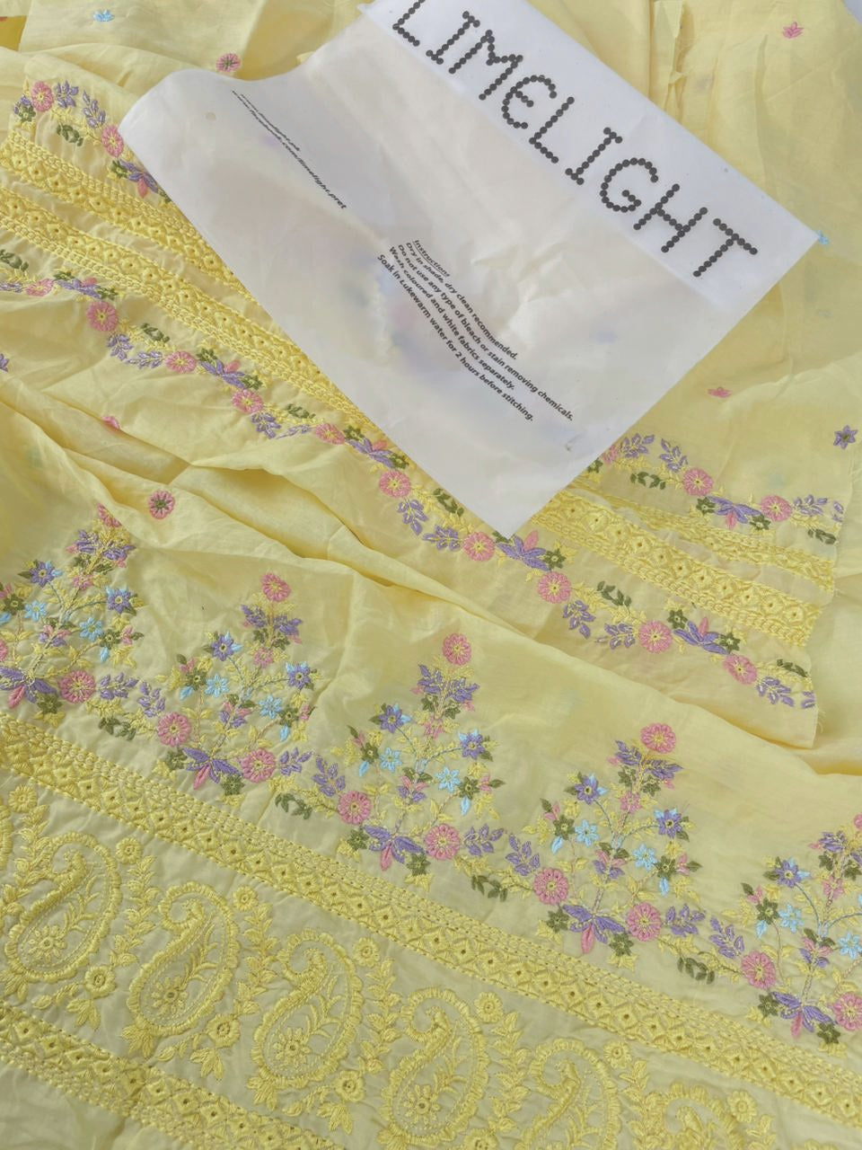 LIMELIGHT EMB 2 PC SHIRT TROUSER