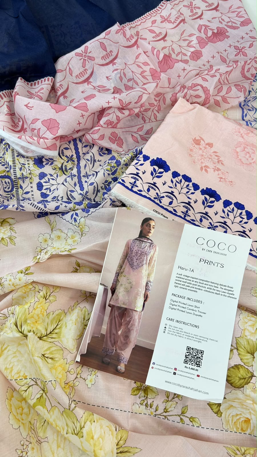 COCO ZARASHAH LAWN 3 PC