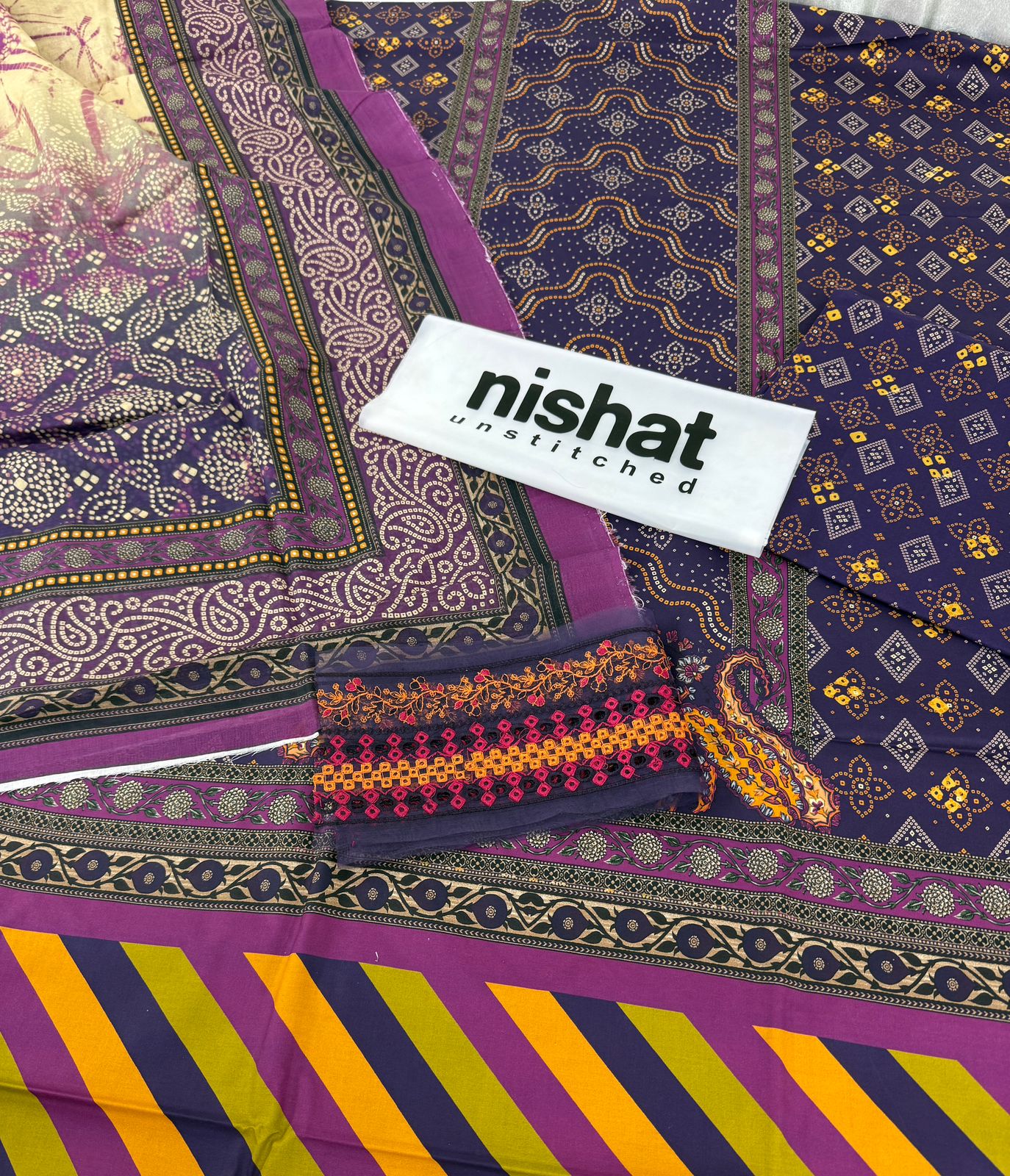 NISHAT LAWN CAMBRIC 3 PC