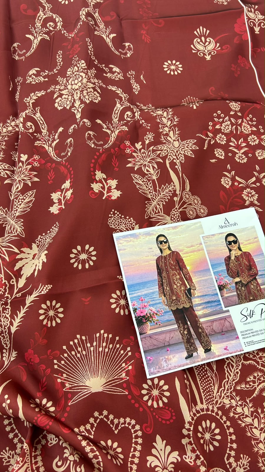 SILK 2 PC SHIRT TROUSER