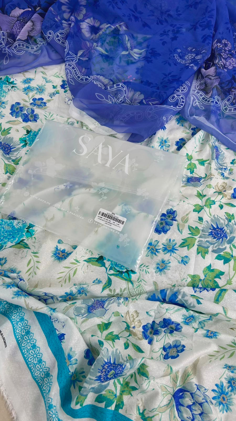 SAYA 2 PC SHIRT DUPATTA WINTER