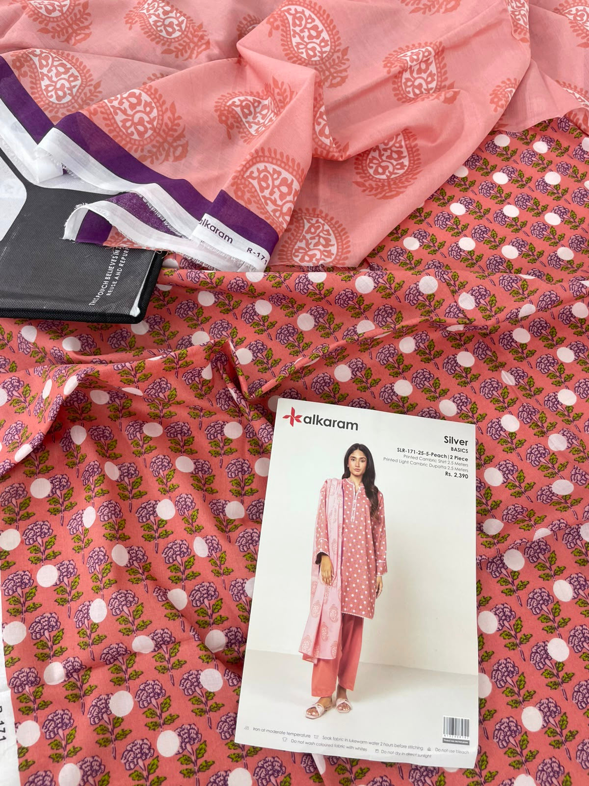 ALKARAM 2 PC LAWN SHIRT DUPATTA