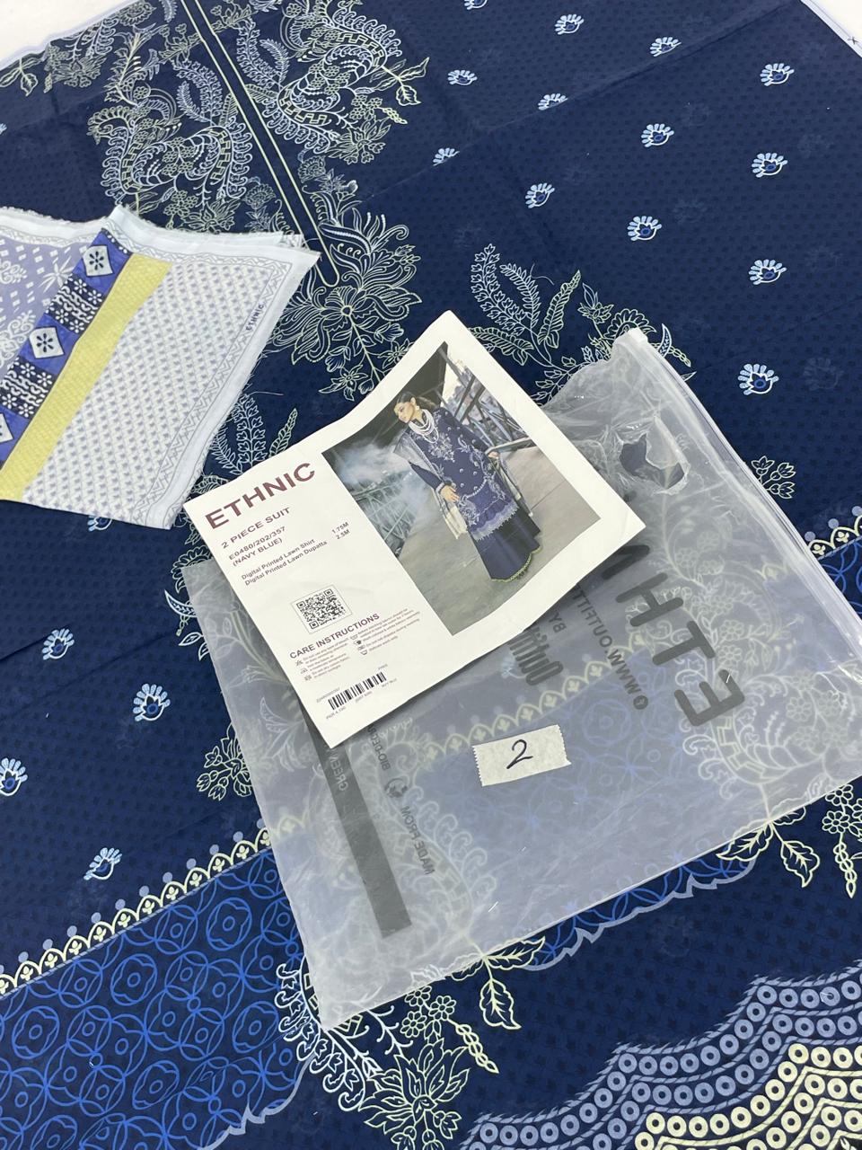 GRAND-ETHNC LAWN 2 PC SHIRT DUPATTA