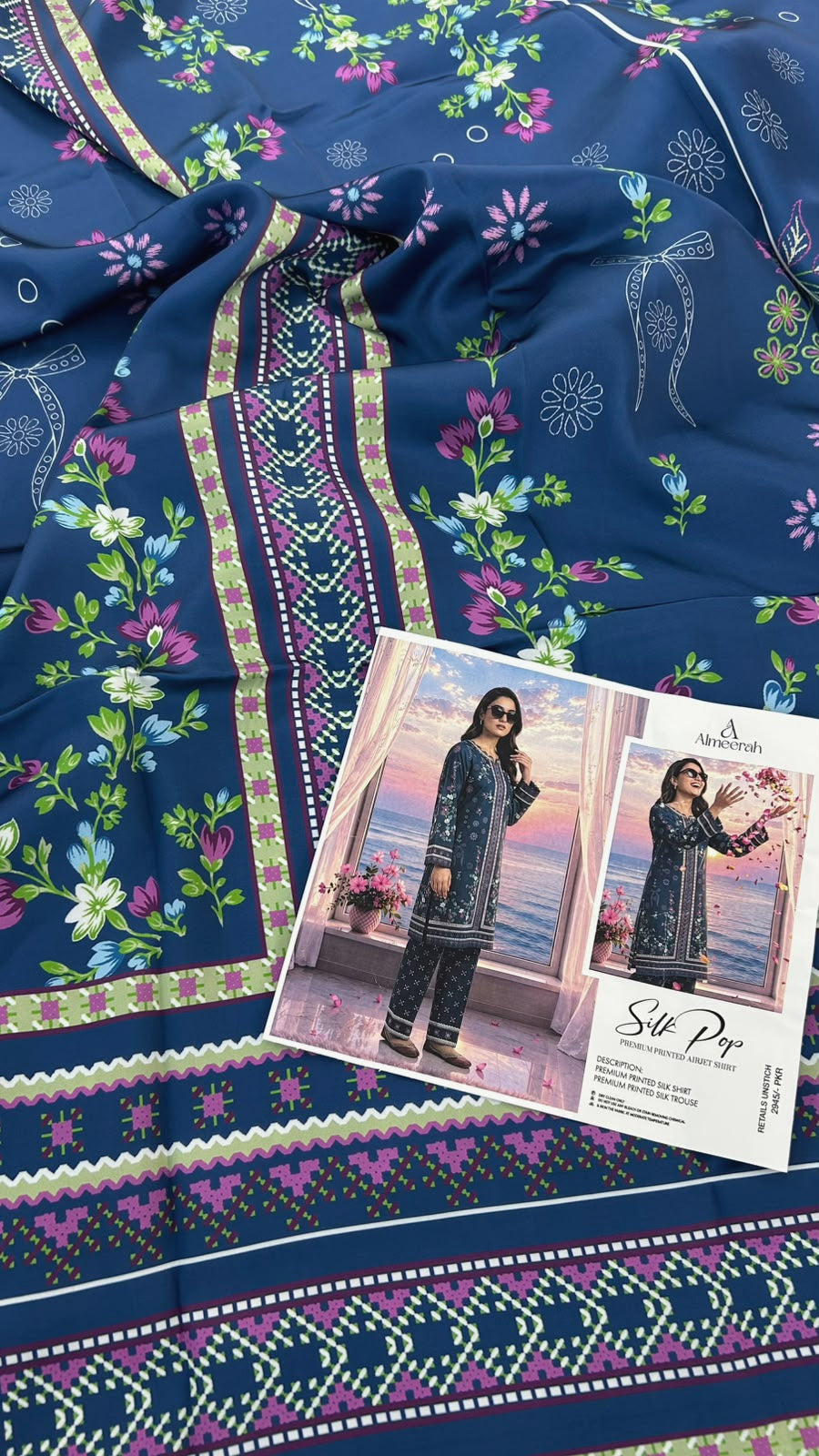 SILK 2 PC SHIRT TROUSER
