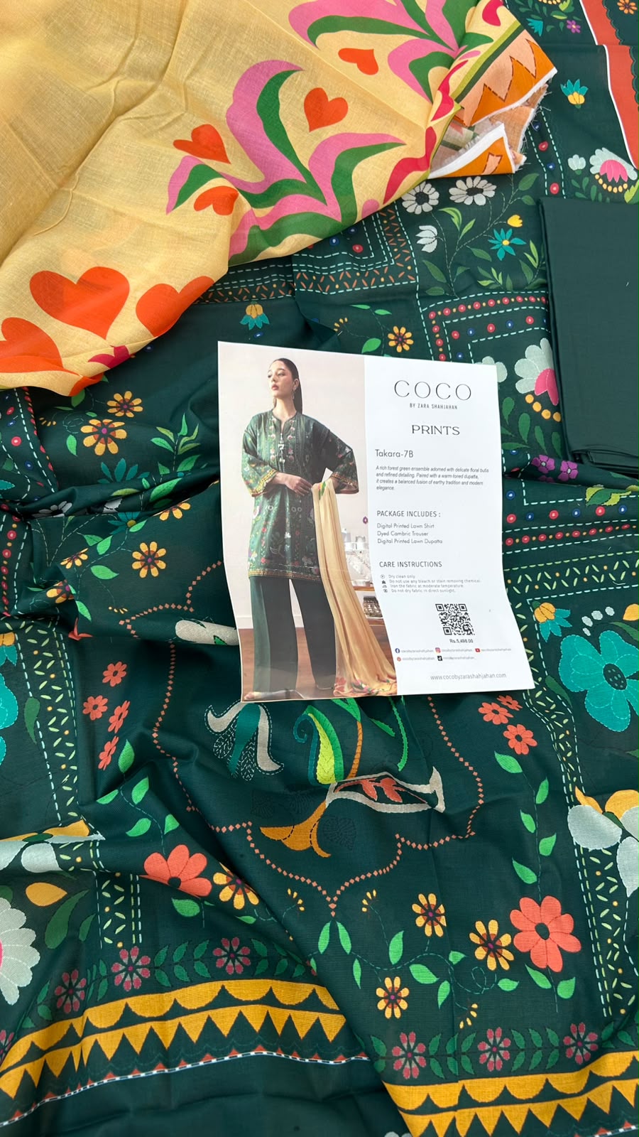COCO ZARASHAH LAWN 3 PC