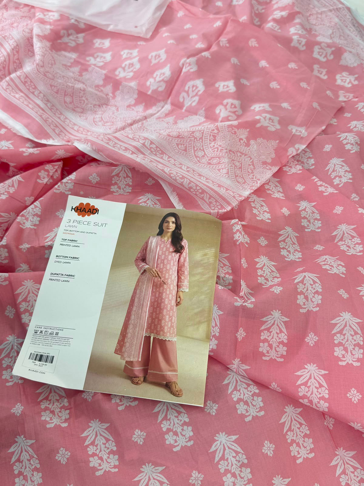 KHAADI LAWN 3 PC
