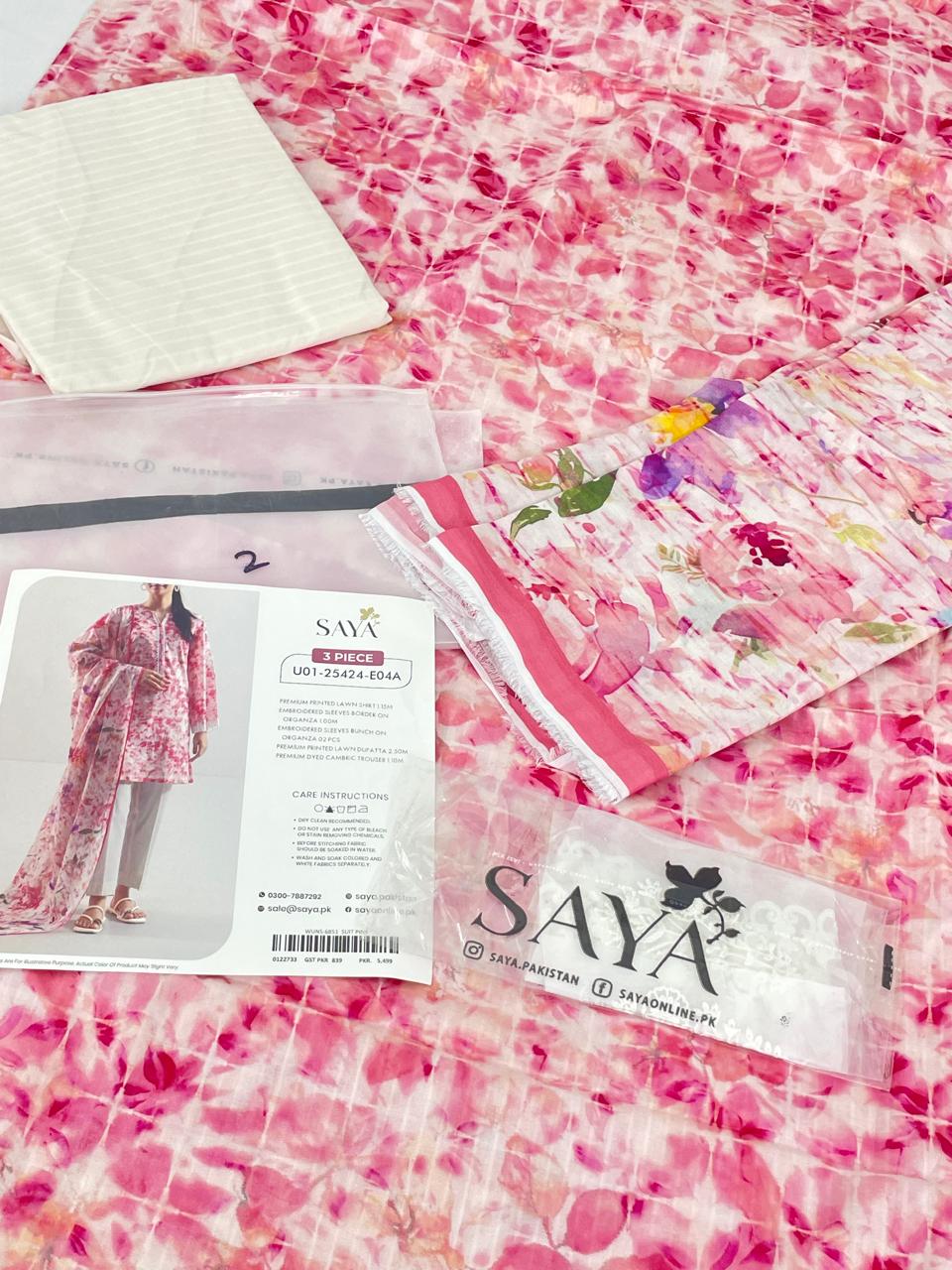 GRAND-SAYA LAWN 3 PC WITH EMB PATCH