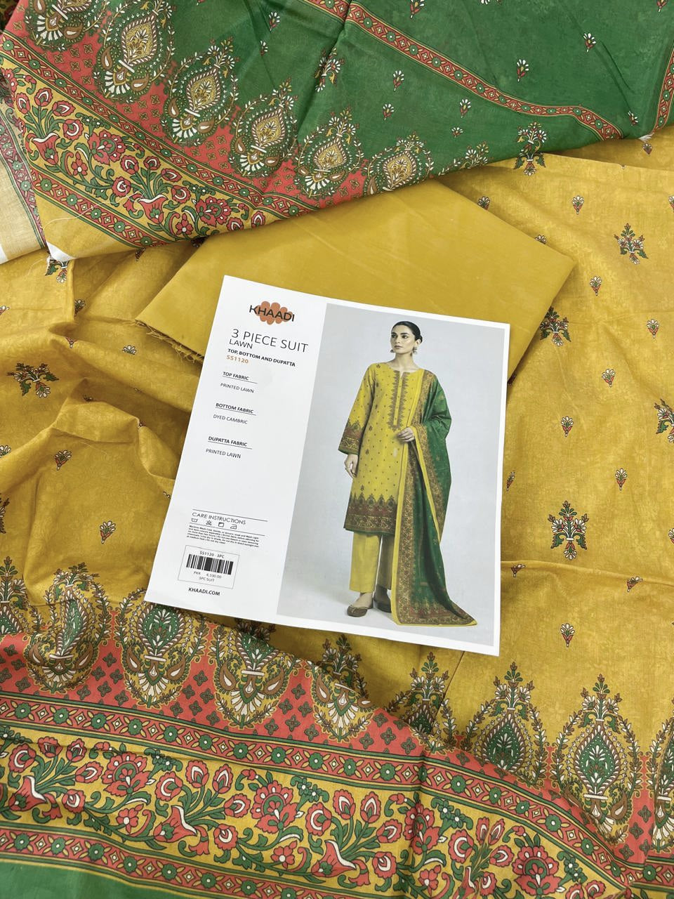 KHAADI LAWN 3PC