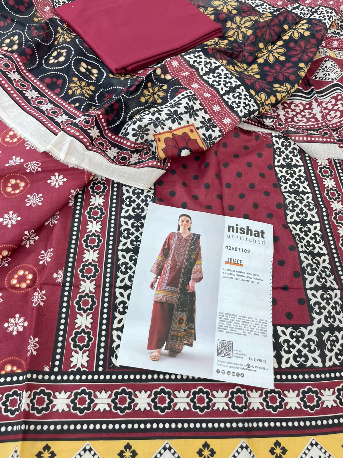 NISHAT LAWN 3PC