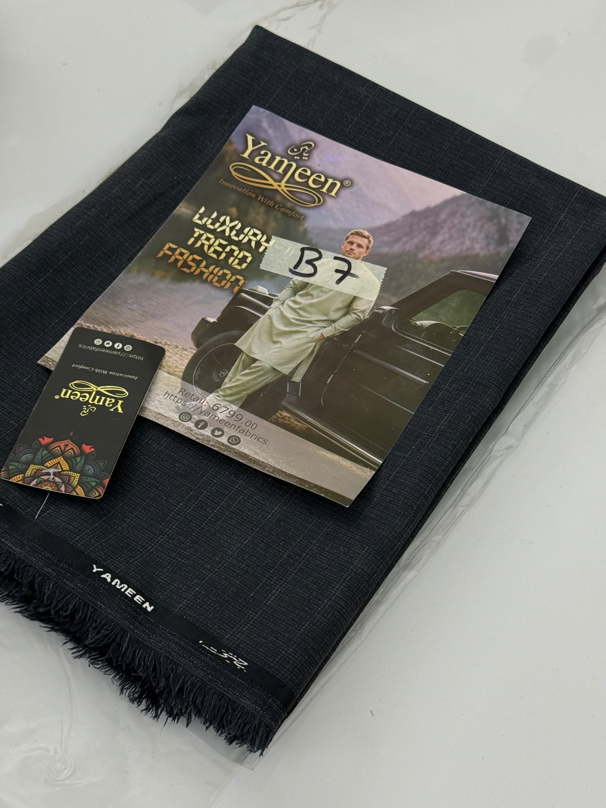SELF TEXTURED GENTS WINTER WASH N WEAR