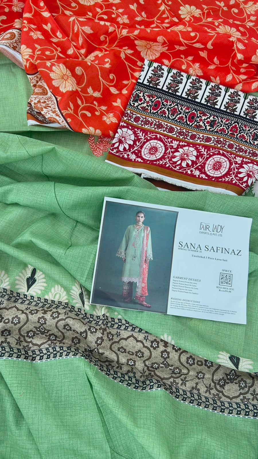SANA SAFINAZ LAWN 3 PC