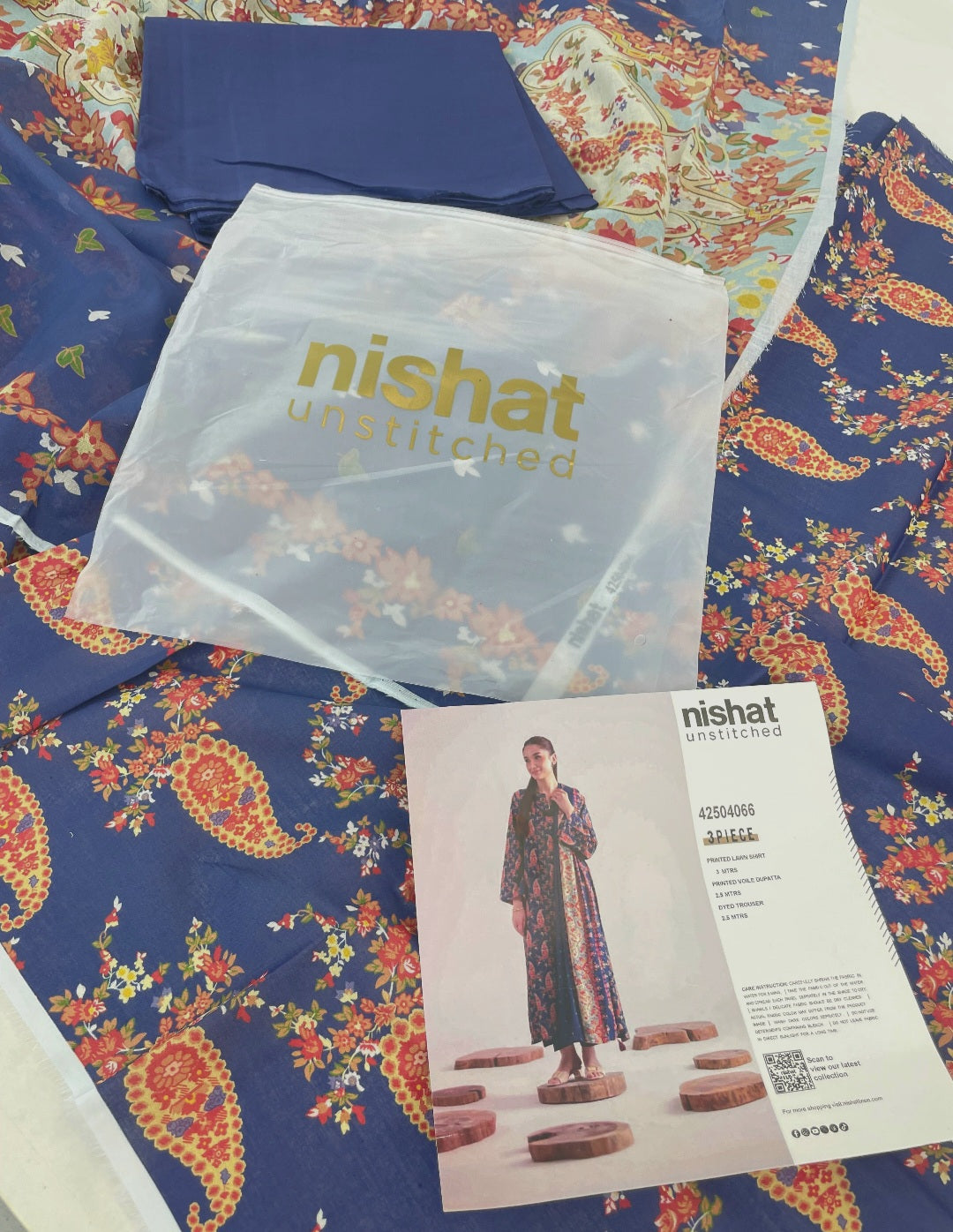 NISHAT LAWN 3 PC