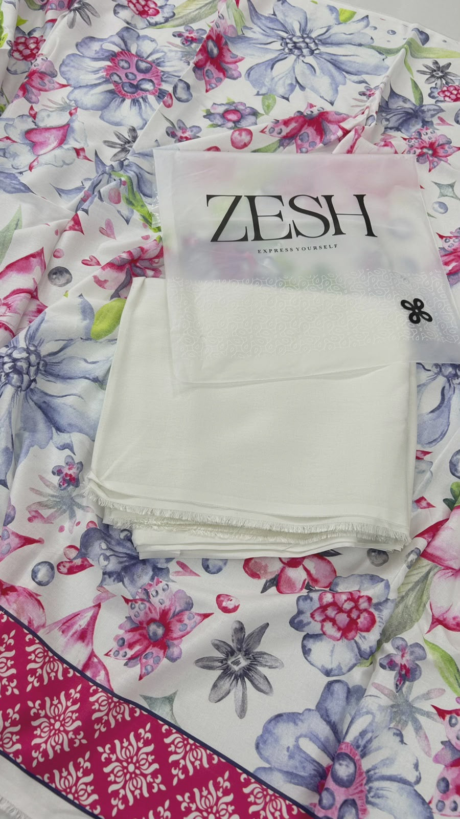 ZESH VISCOSE 2 PC SHIRT TROUSER