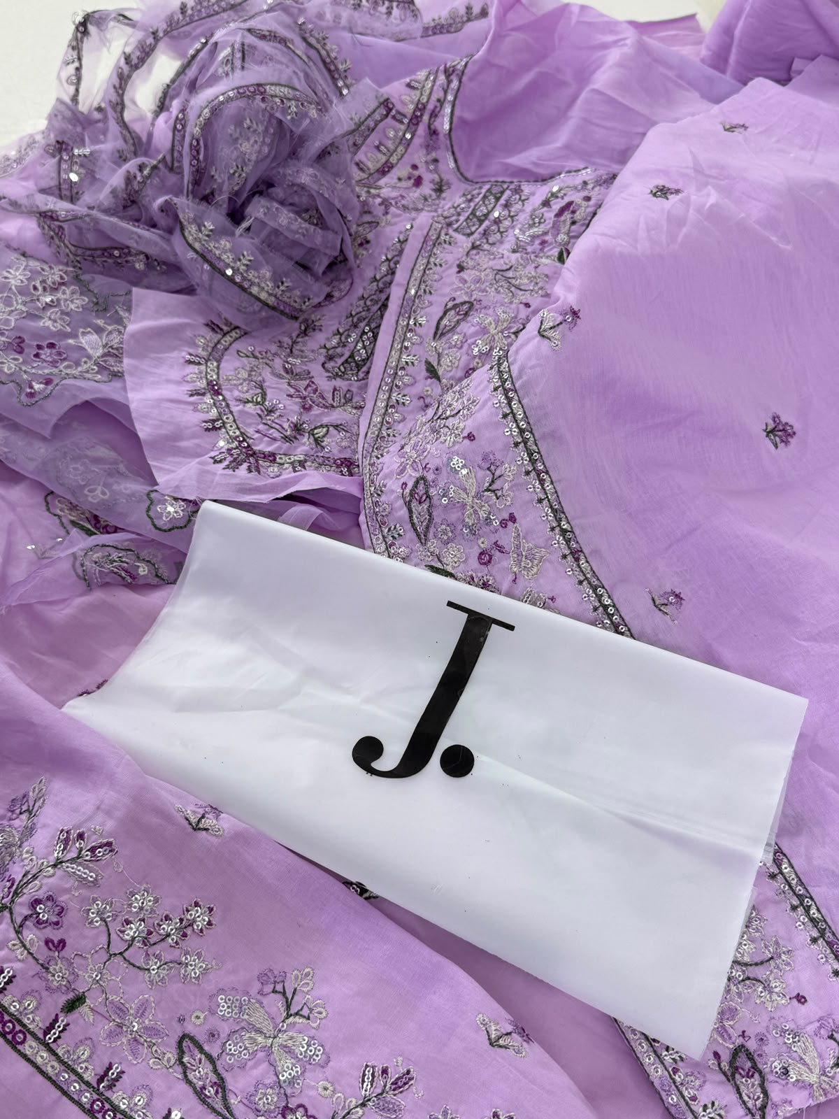 J. EMB SHIRT LAWN WITH EMB DUPATTA 2 PC