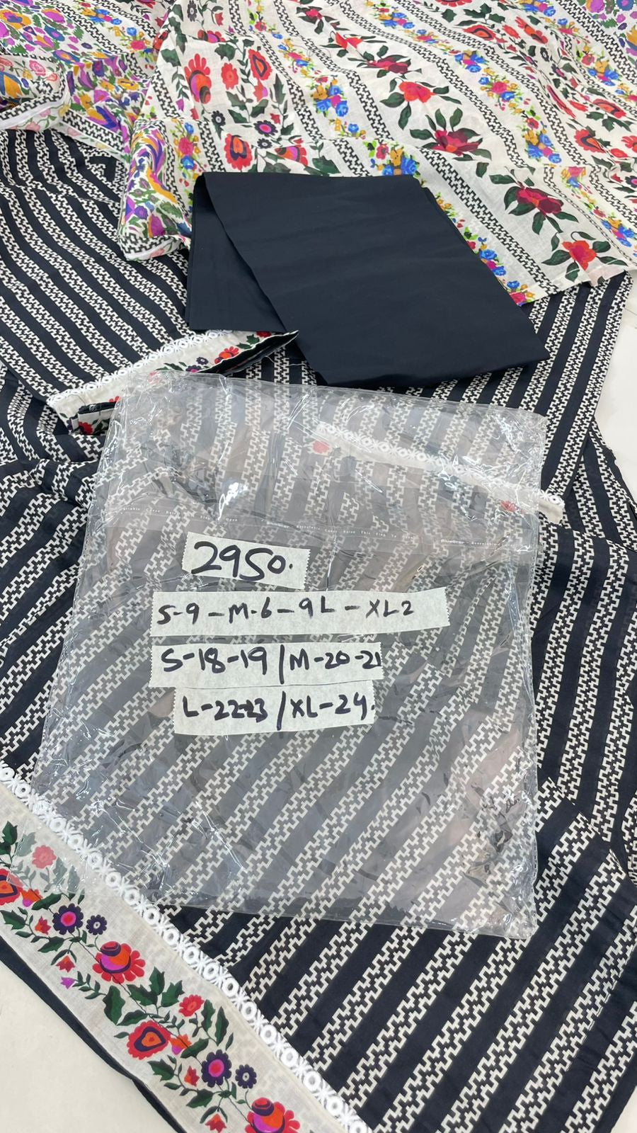 STITCH MIX BRAND LAWN 3 PC