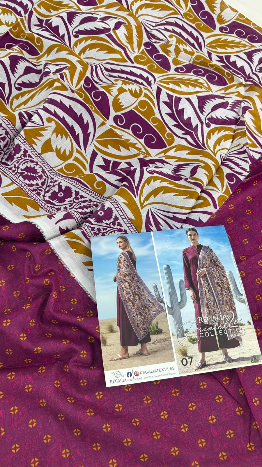 REGALIA 2 PC LAWN SHIRT DUPATTA
