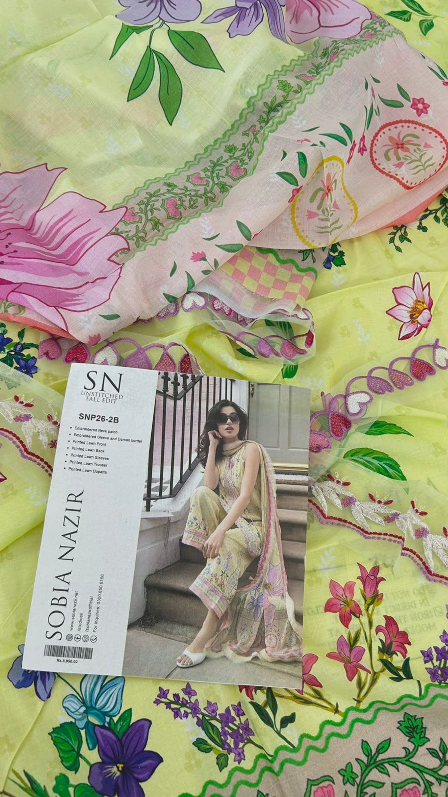 SOBIA NAZIR EMB 3 PC