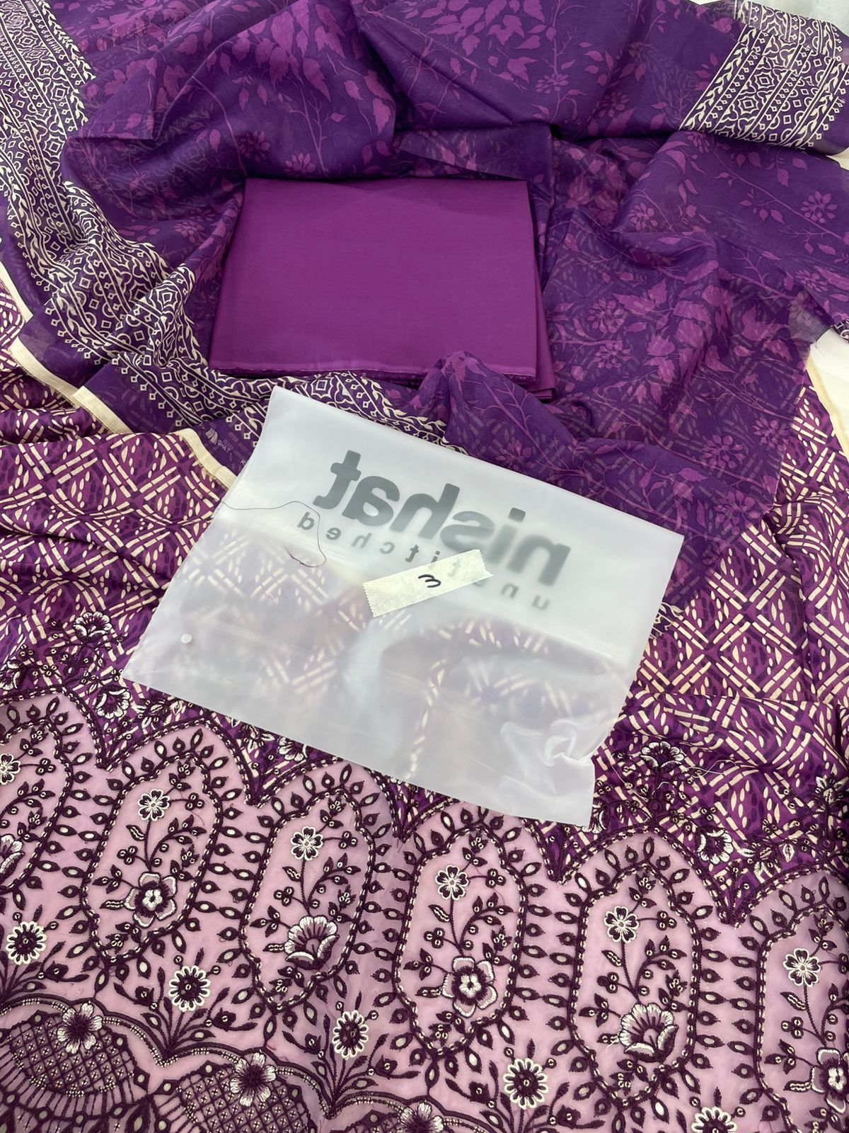 NISHAT EMB LAWN 3 PC