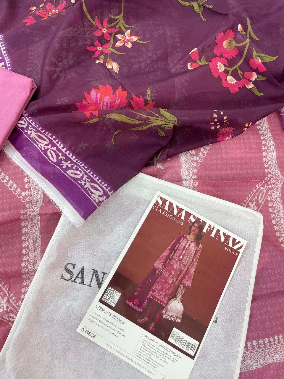 SANA SAFINAZ LAWN 3PC