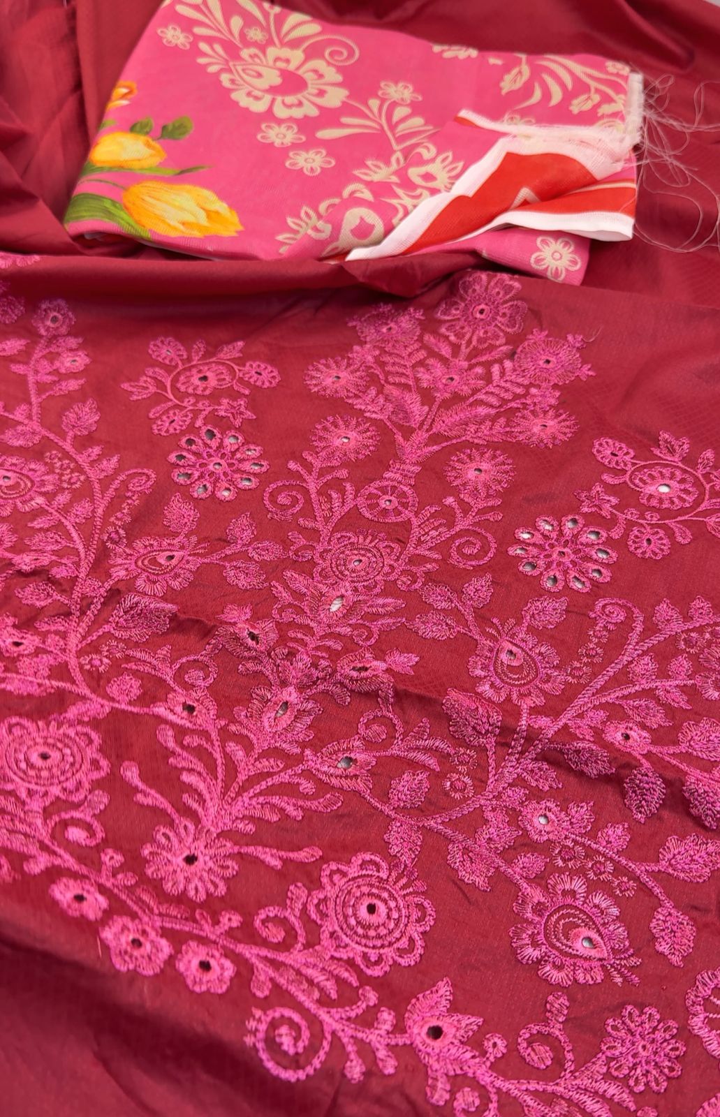 LUXURY CHICKANKARI 3 PC