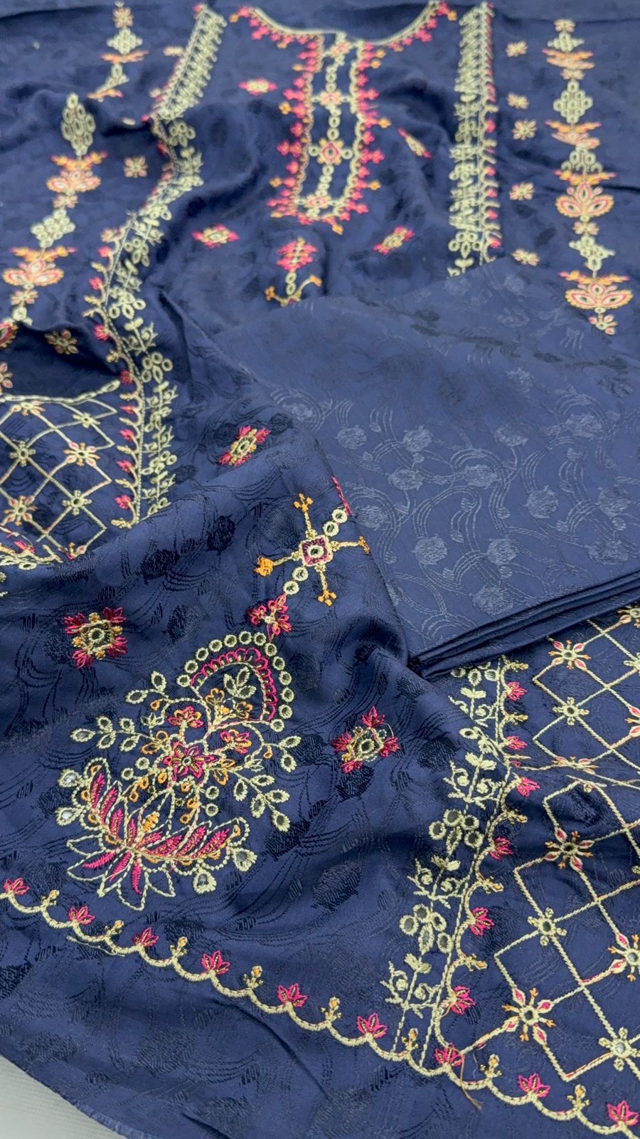 TAWAKKAL EMB LINEN VISCOSE 2 PC