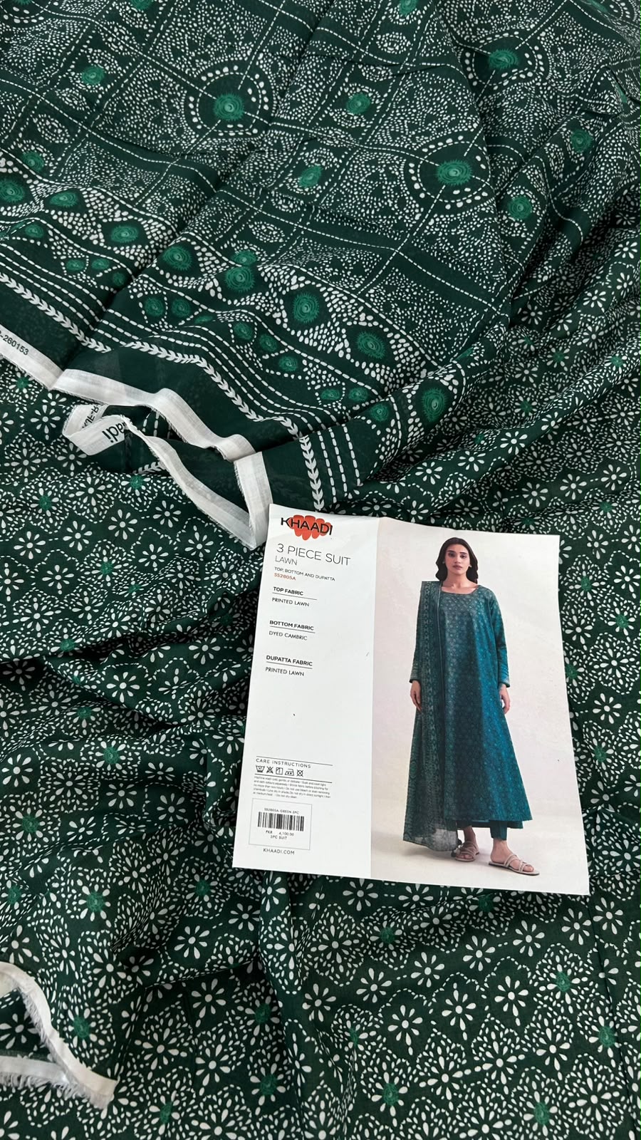 KHAADI LAWN 3 PC