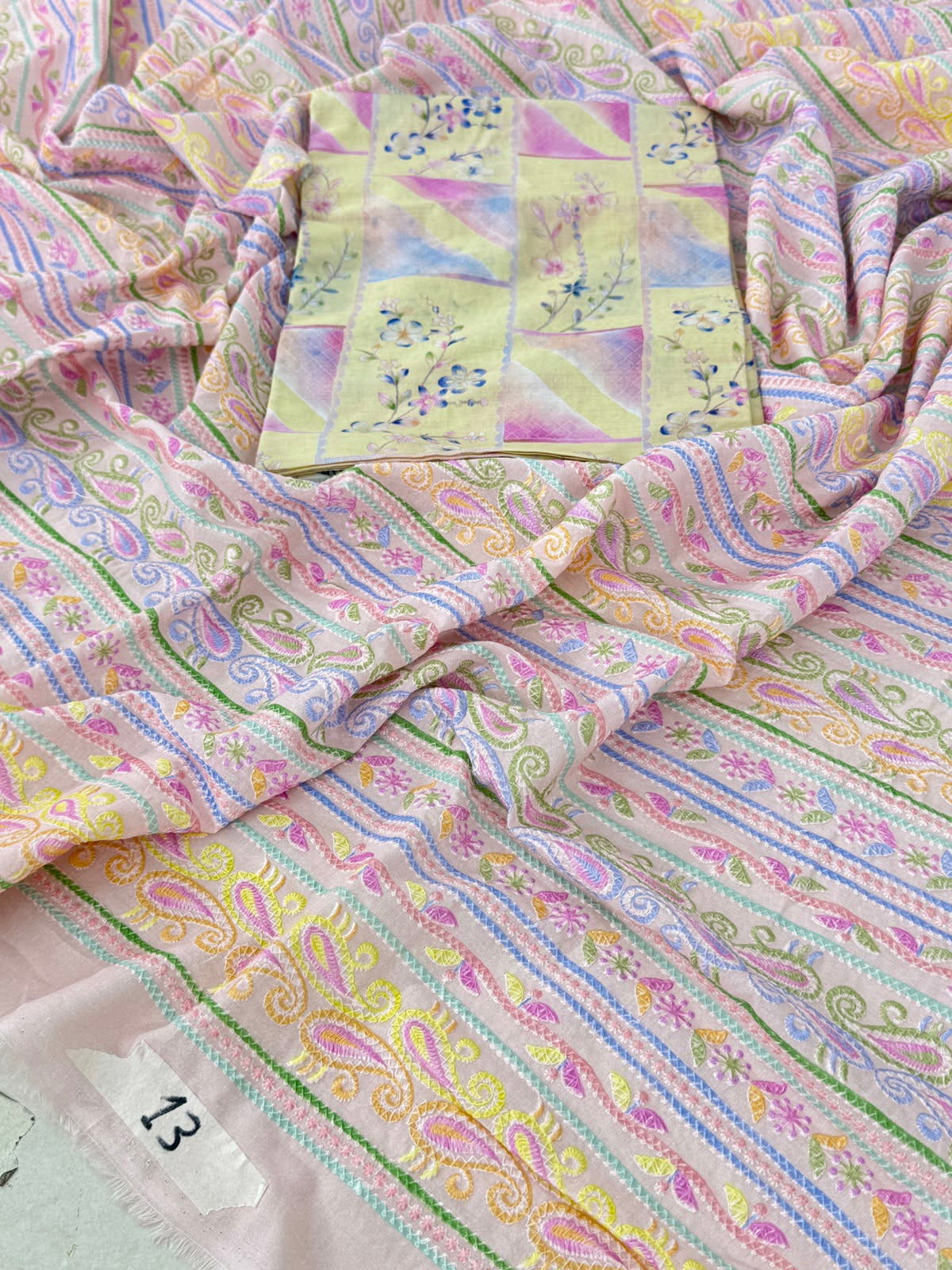 CHICKANKARI LAWN LUXURY 2 PC SHIRT TROUSER