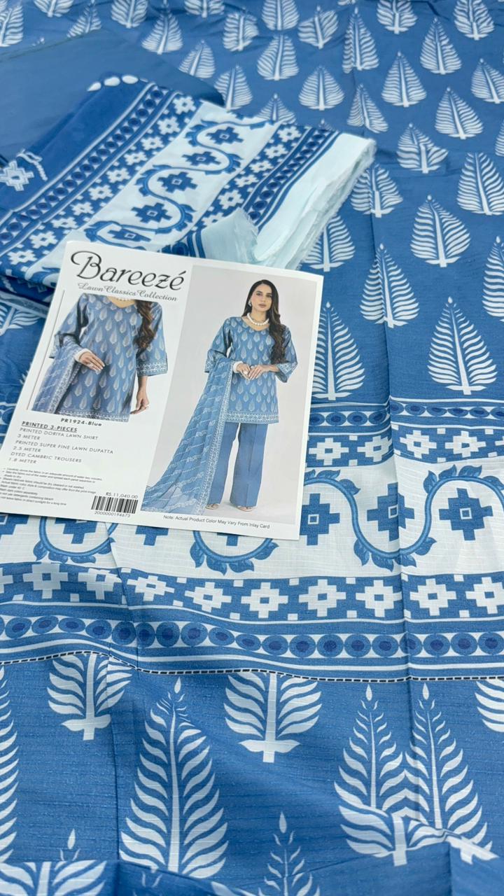 BAREEZE BANADORA LAWN 3 PC