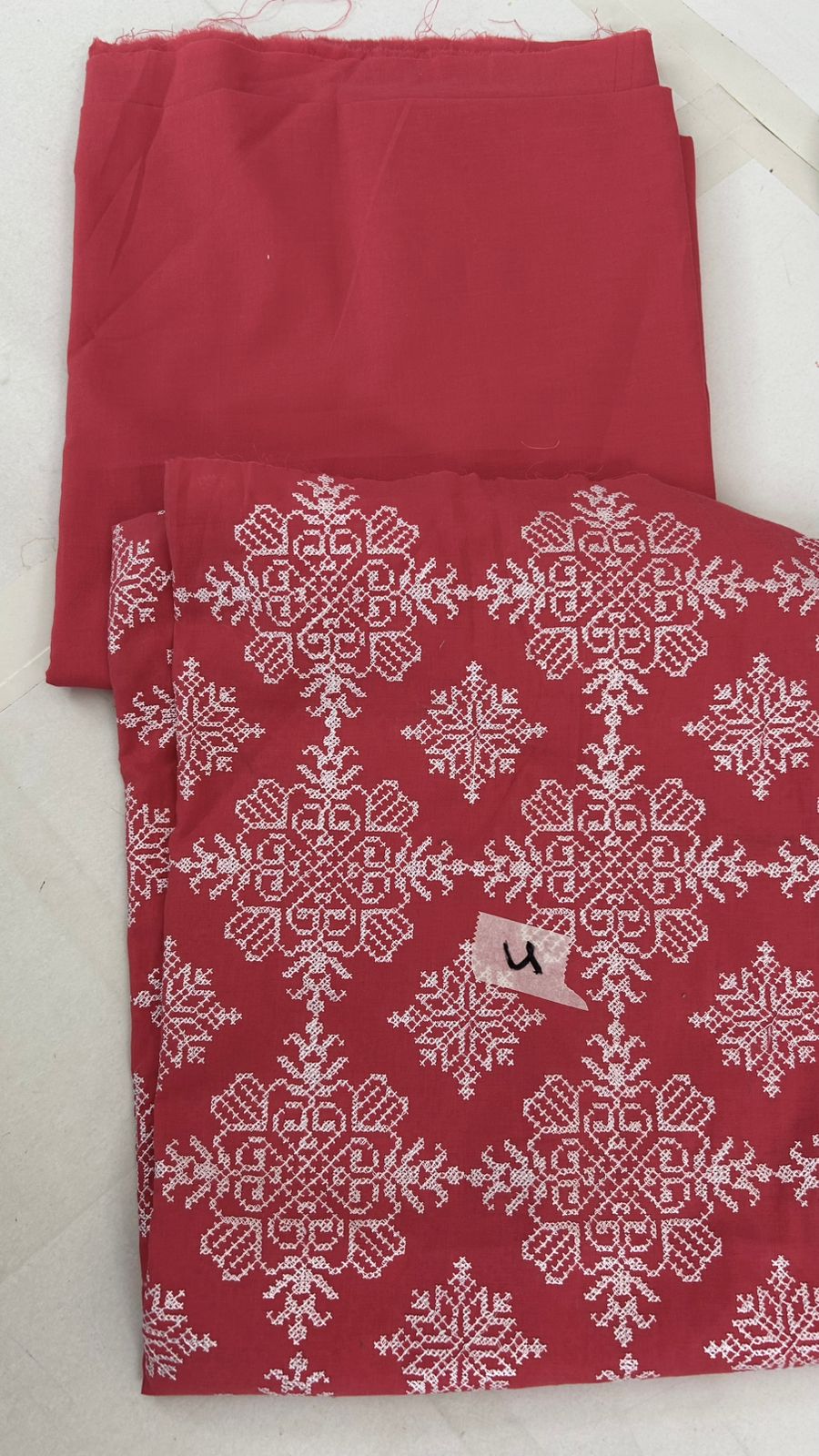 BAREEZE EMB 2PC SHIRT TROUSER