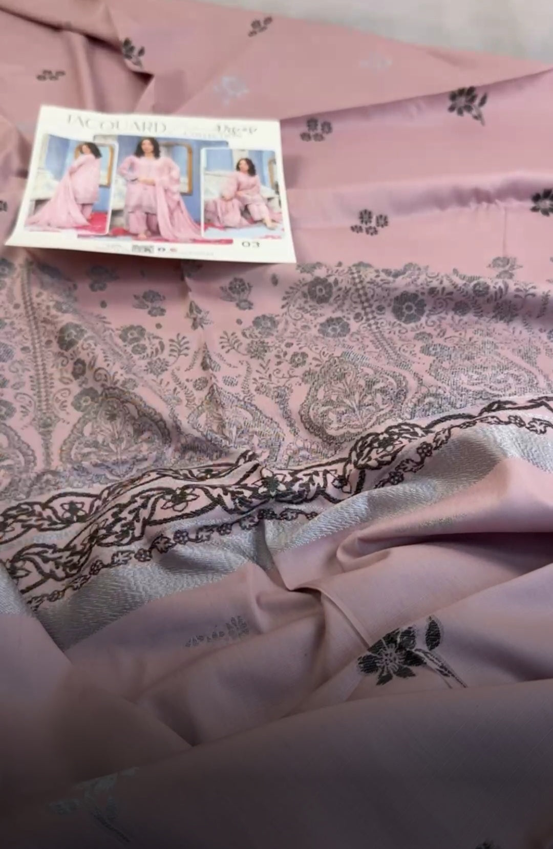 LINEN VISCOSE JACQUARD 3 PC