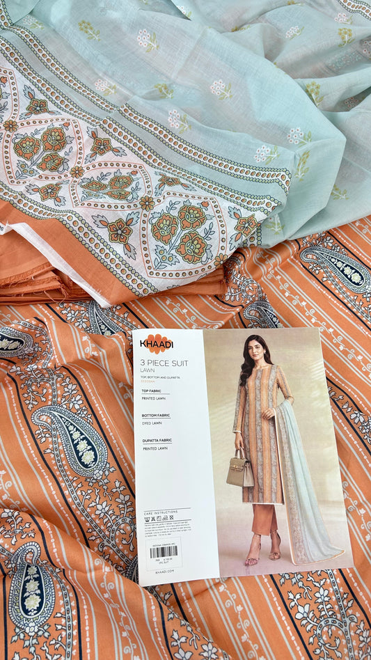 KHAADI LAWN 3 PC