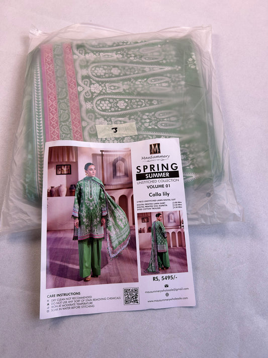 Lawn 3 pc